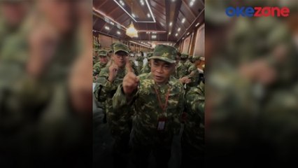 Menteri Kabinet Merah Putih Joget Bareng Taruna Akmil Seusai Makan Malam