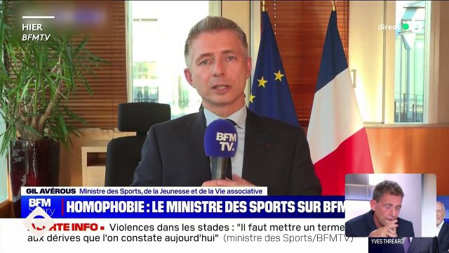 Le nouveau ministre des Sports, je ne sais pas où ils l’ont trouvé… Il y en a eu des nuls, mais alors lui, il vient de décrocher le pompon. Pour fai