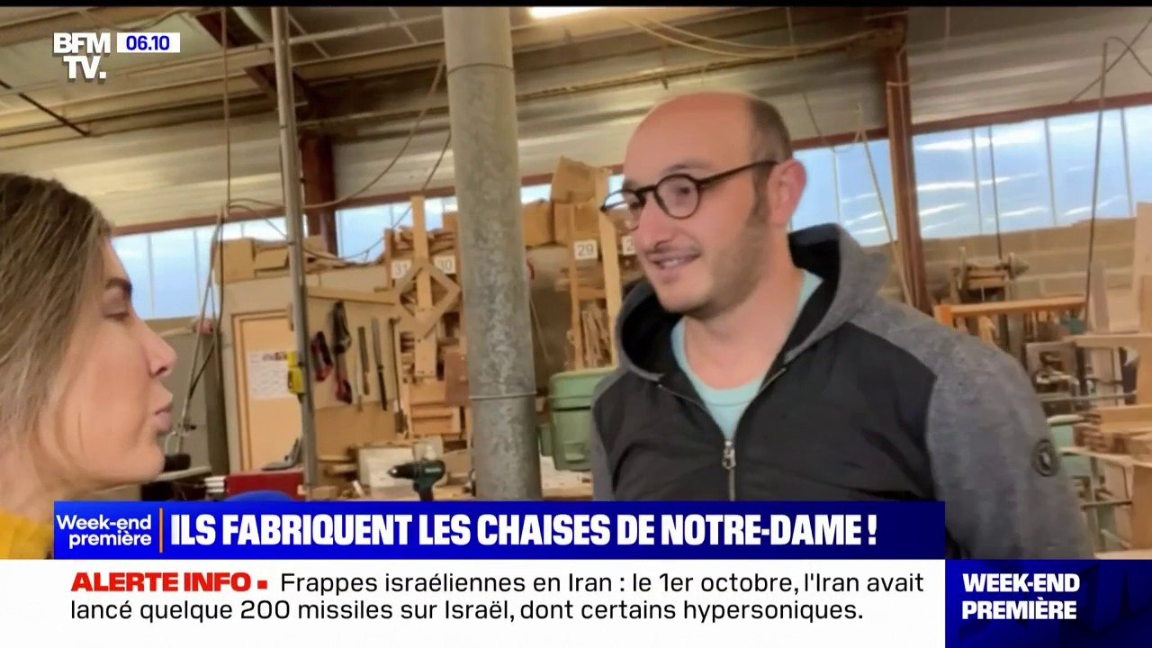 À Hagetmau (Landes) cet atelier fabrique les futures chaises de la cathédrale Notre-Dame de Paris