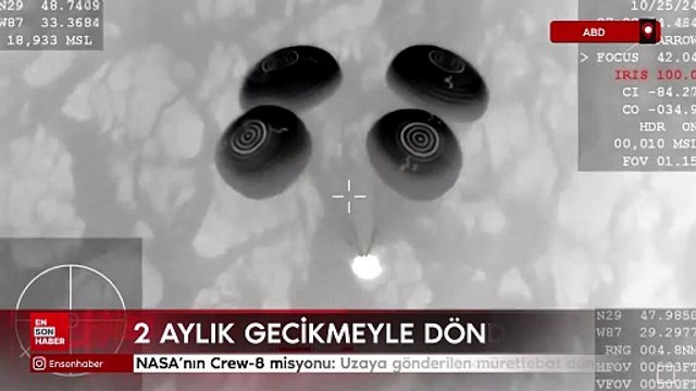 NASA'nın Crew-8 misyonu: Uzaya gönderilen mürettebat dünyaya döndü