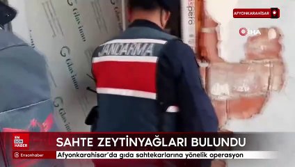 Afyonkarahisar'da gıda sahtekarlarına yönelik operasyon