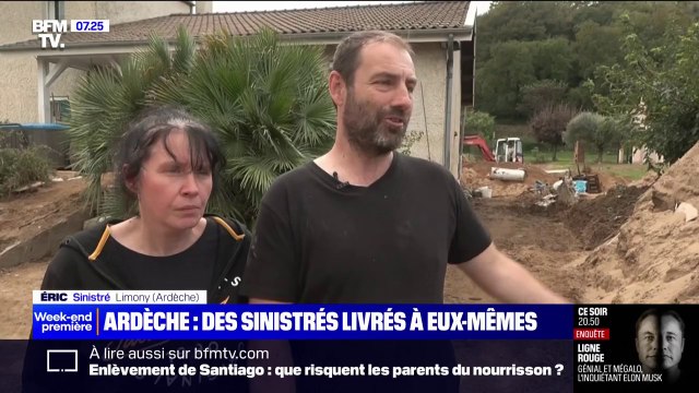 Ardèche: une semaine après les inondations, beaucoup de sinistrés se retrouvent livrés à eux-mêmes