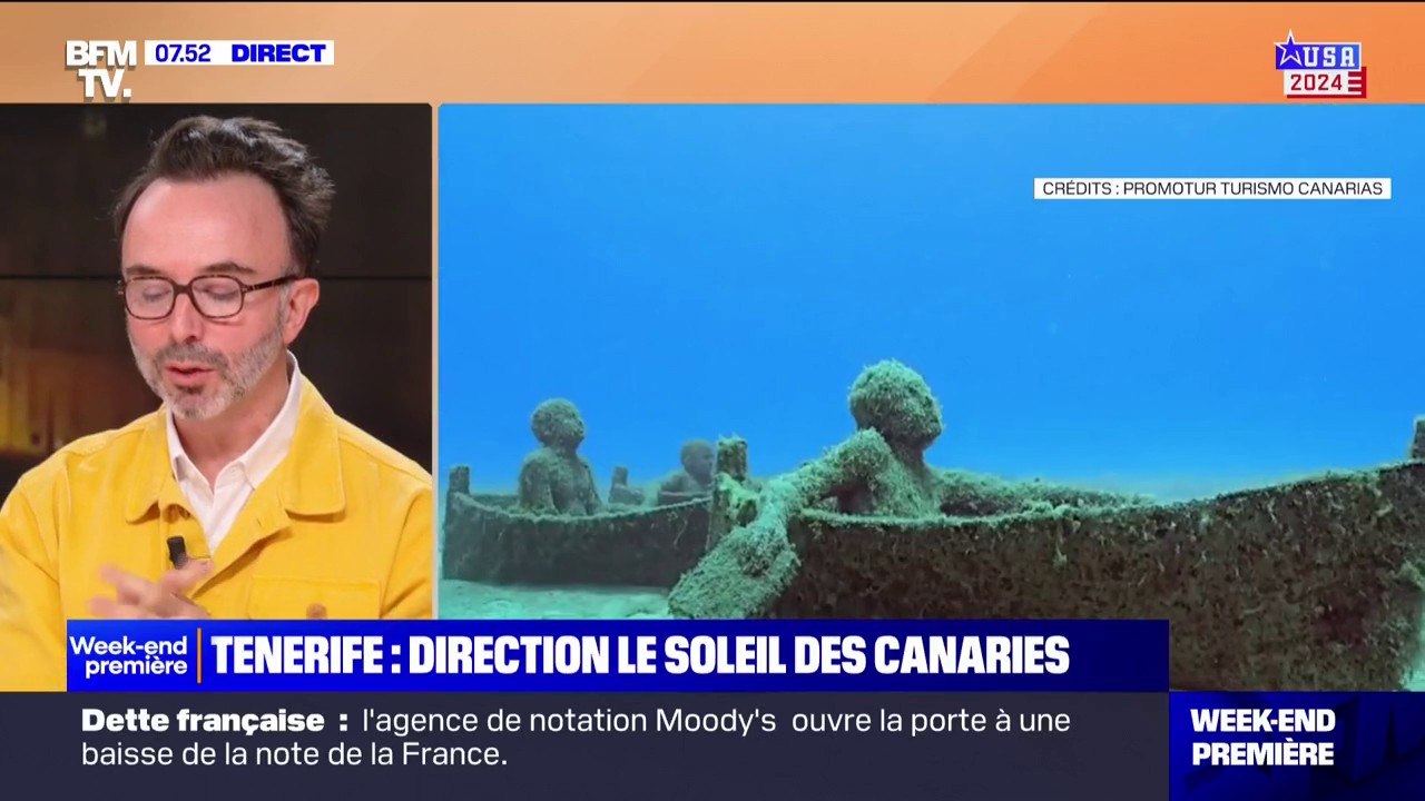 Idée de vacances: à Lanzarote aux Canaries, un musée propose des expositions sous l’eau