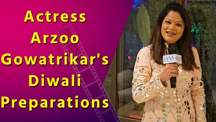 Actress Arzoo Gowatrikar's Diwali Preparations