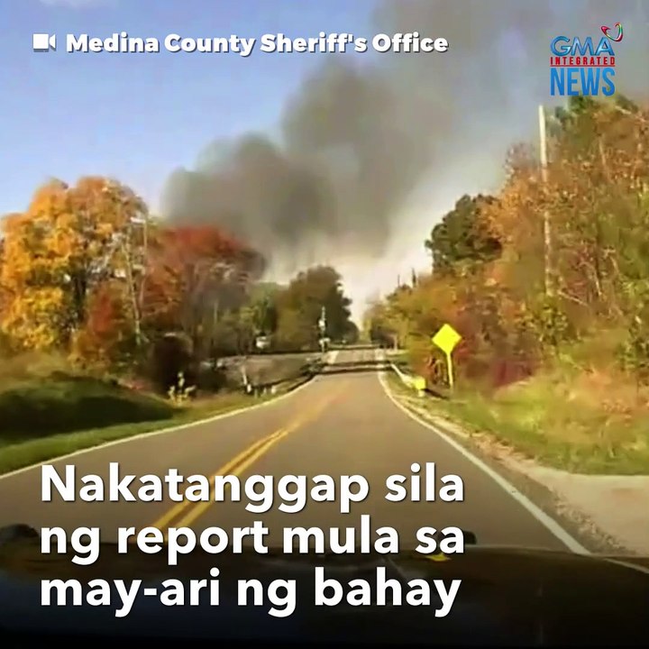 Mailigtas kaya? Babae, na-trap sa basement ng nasusunog na bahay | GMA Integrated Newsfeed