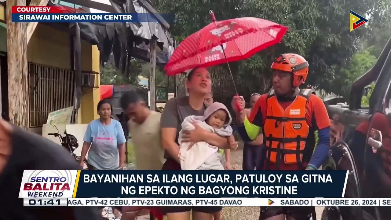 Bayanihan sa ilang lugar, patuloy sa gitna ng epekto ng Bagyong #KristinePH