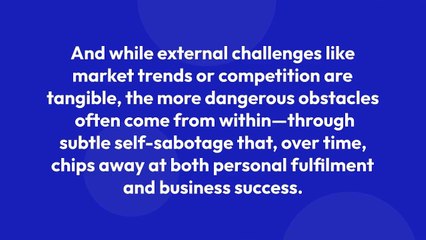 Salma Karina Hayat Explores the Six Forms of Self-Sabotage in Entrepreneurship
