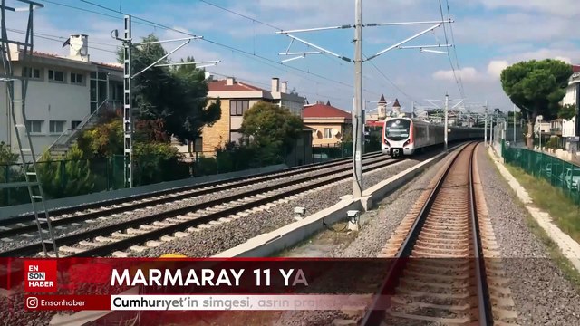 Cumhurıyet’in simgesi, asrın projesi Marmaray 11 yaşında
