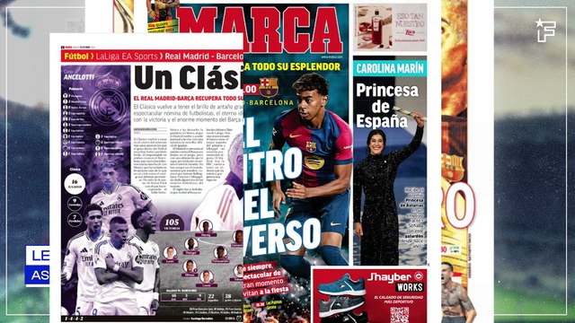 La presse espagnole s’enflamme pour le Clasico, Vinicius Jr vole la vedette à Mbappé