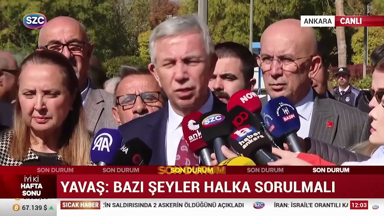 Mansur Yavaş'tan açılım açıklaması: Halka sorulmalı