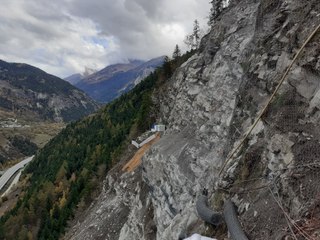 Éboulement en Maurienne : on a visité le chantier de la Praz