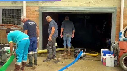 Val di Cecina, garage e magazzini allagati. Gravi danni per il maltempo