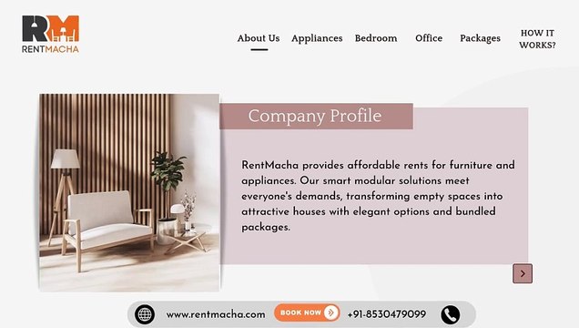 Get Affordable Furniture & Home Appliances Rental Services From RentMacha