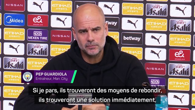 Guardiola convaincu que, s'il part, City ne s'effondrera pas comme United après Sir Alex Ferguson