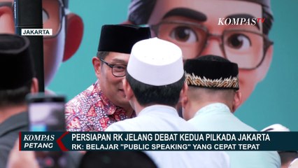 Jelang Debat Kedua Pilkada Jakarta, Ridwan Kamil Belajar 'Public Speaking' Cepat dan Tepat