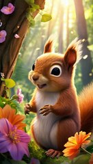 Chirpy’s Magical Acorn Adventure  अदृश्य गिलहरी_ चिरपी की जादुई बलूत की रोमांचक कहानी  غائب گلہری