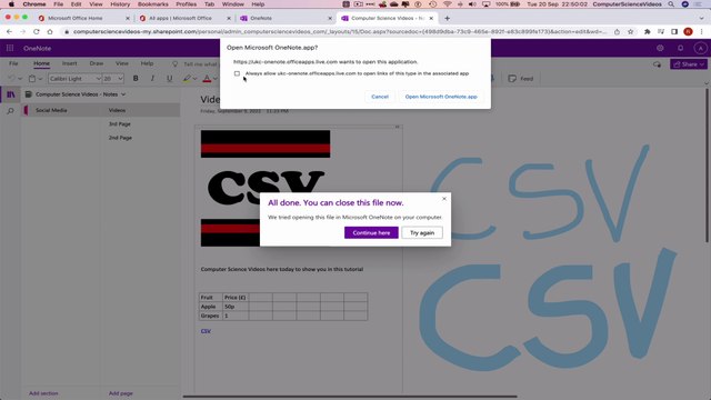 How to USE Microsoft OneNote for Office 365 On a Mac - Tutorial 13 - Open OneNote in Desktop App