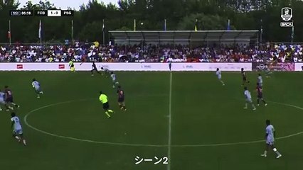 3対3の攻撃　スペースを使う