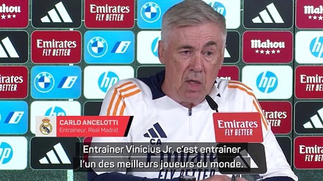 Ancelotti salue l’humilité et le sérieux du “prochain Ballon d’Or” Vinícius Jr