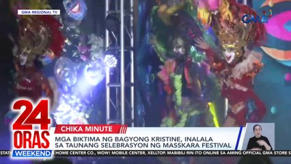 Mga biktima ng Bagyong Kristine, inalala sa taunang selebrasyon ng Masskara Festival | 24 Oras Weekend