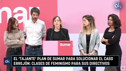 El ‘tajante’ plan de Sumar para solucionar el caso Errejón: clases de feminismo para sus directivos