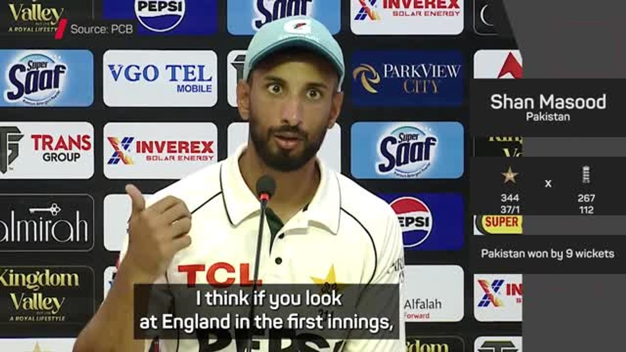 Masood insists England are one of the best in the world despite humiliating defeat