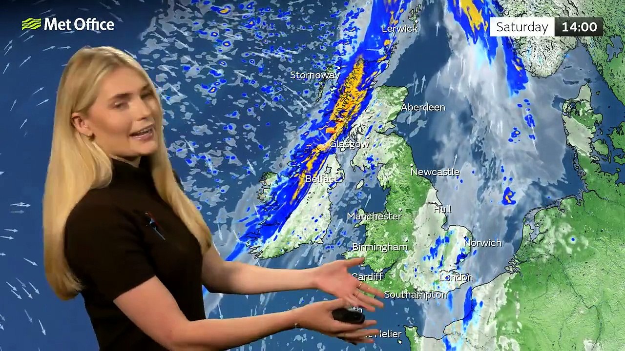 Met Office Saturday afternoon weather forecast 26/10/24