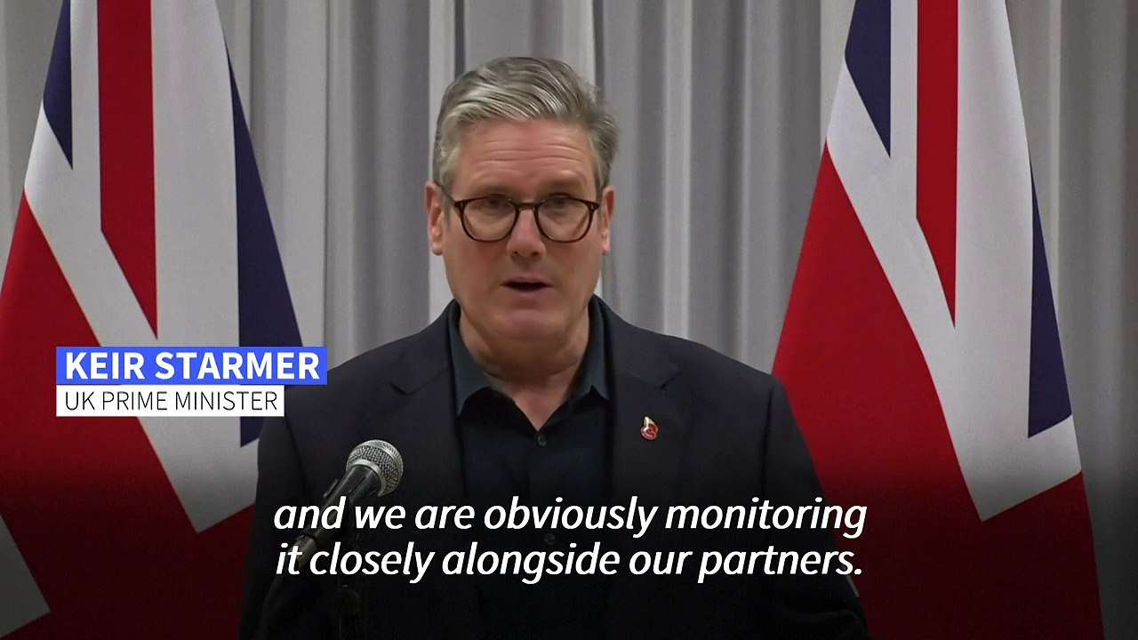 'Iran should not respond' to Israeli strikes, says UK PM Starmer