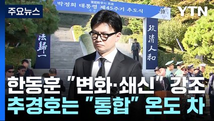 한동훈 "변화와 쇄신" 강조...홍준표 "당내 분란만" / YTN