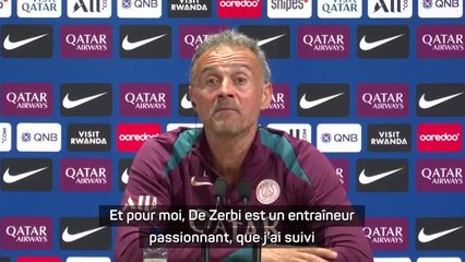 PSG - Luis Enrique : “De Zerbi est un entraîneur passionnant”