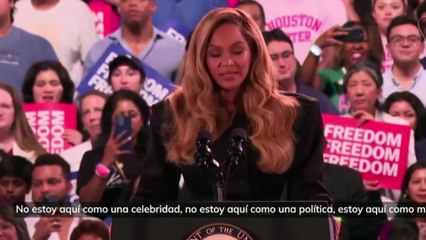 Beyoncé supports Kamala Harris at a rally on abortion