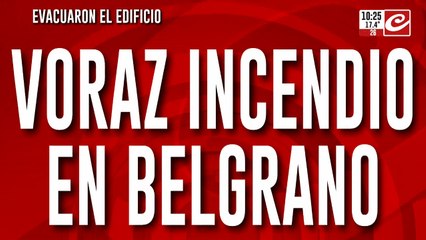 🔥 Incendio en Belgrano: Evacuaron un Edificio Entero en Avenida del Libertador