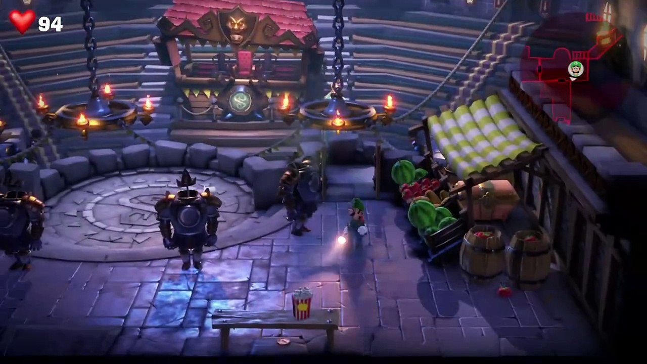 Soluce Luigi mansion 3 - Etage 6 - Suite médievale - Gemmes Epées