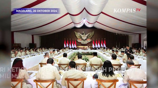 Wapres Gibran Pimpin Makan Siang Kabinet Merah Putih: Kompak Pakai Safari ala Prabowo