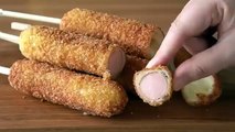 cheese corn dog recipe Korean street food