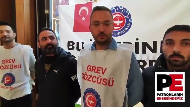 Sarar işçileri greve başladı!
