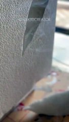 Artist is creating beautiful 3D works of art using styrofoam!