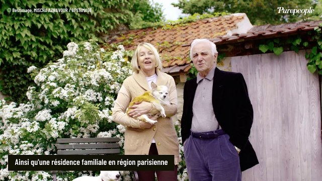 Charles Aznavour : Visite de son havre de paix de 600 m2 dans les Yvelines, un complexe de luxe qui surplombe un étang