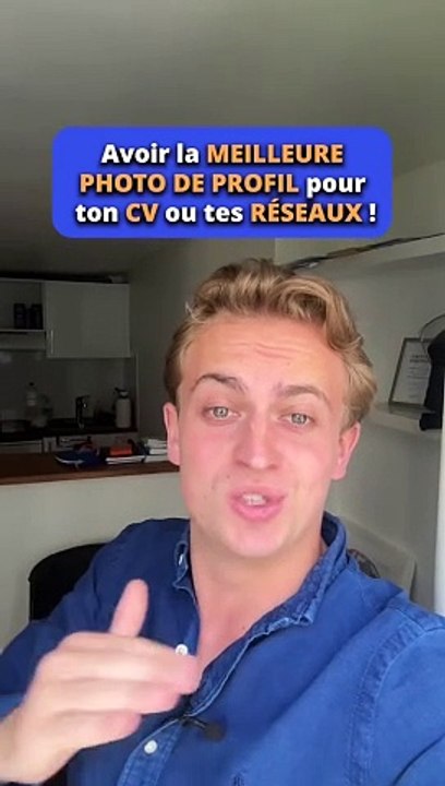 Avoir la meilleure photo de profil pour ton CV ou tes réseaux sociaux 