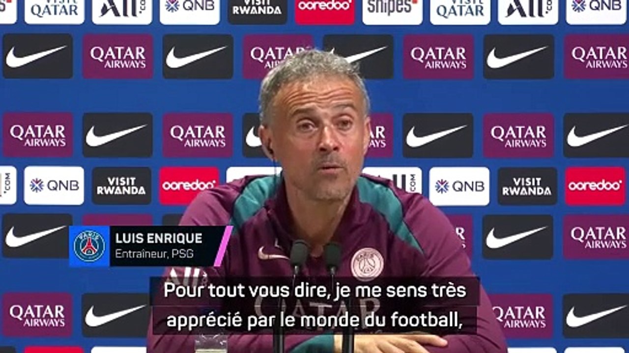 Luis Enrique : “De Zerbi est un entraîneur passionnant”