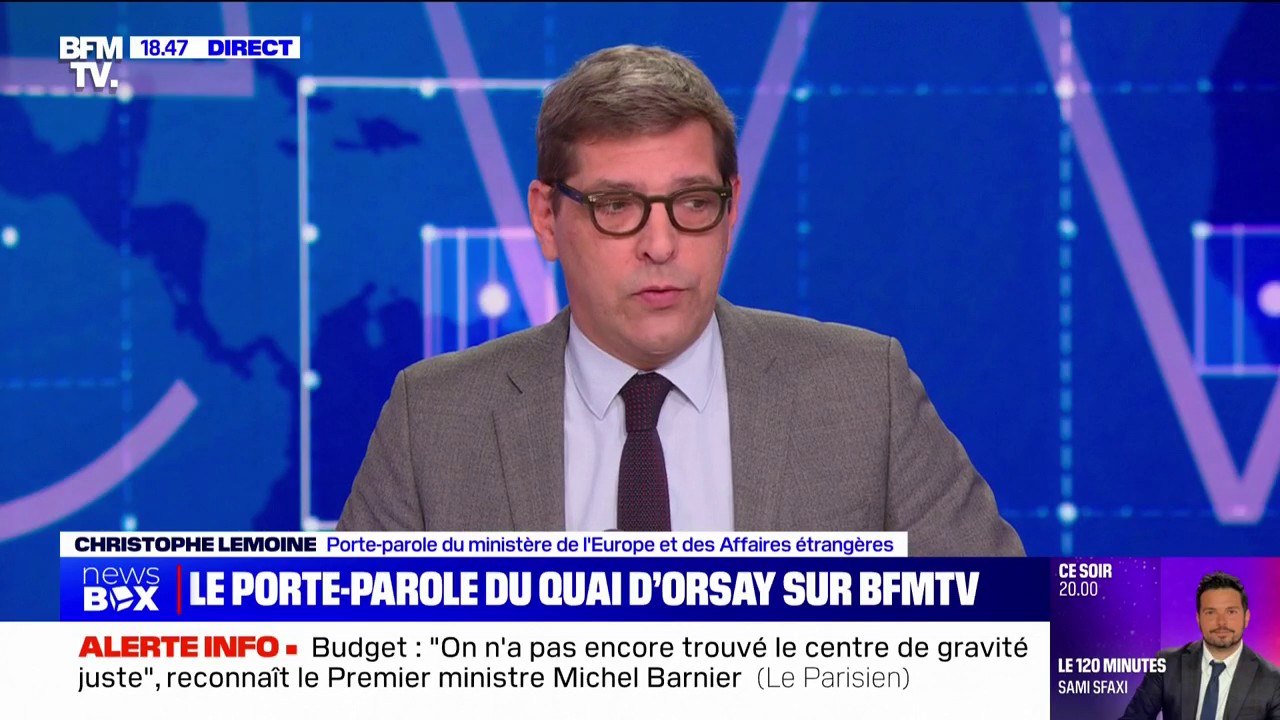 Bombardements israéliens en Iran: la France souhaite "dégager une solution diplomatique au conflit", affirme Christophe Lemoine
