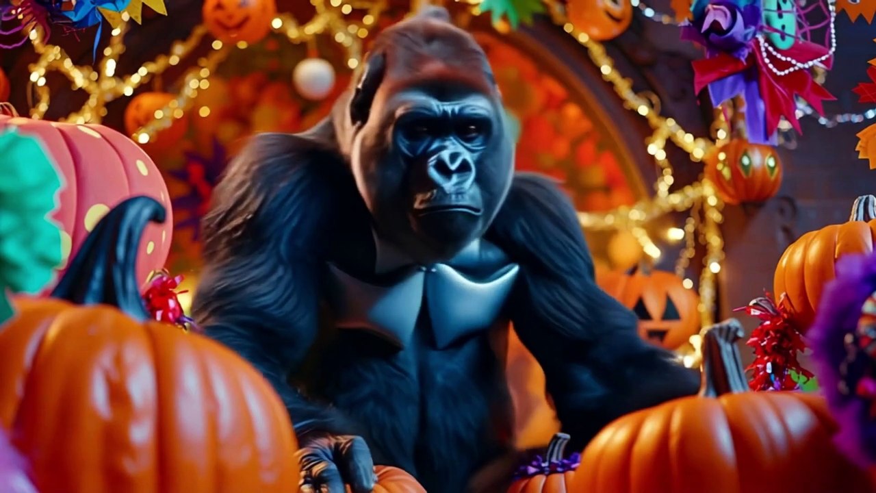 Halloween Dance Party: Hilarious Creatures Shaking It Up!"