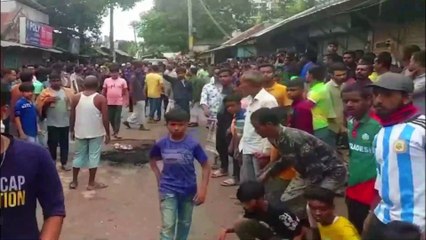 প্র*তিবাদমুখর গাইবান্দার হিন্দুরা,কামাল গং কর্তৃ ক শ্রীদাম হ*ত্যা*র প্র*তিবা*দে সোচ্চার সকল হিন্দুরা