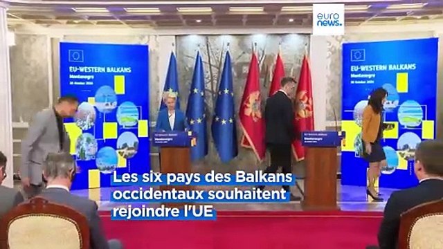 Balkans occidentaux : fin de tournée de von der Leyen sur fond d'élargissement de l'UE