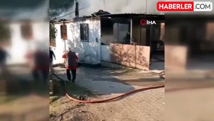 Cami İmamının Lojmanı Yangında Küle Döndü