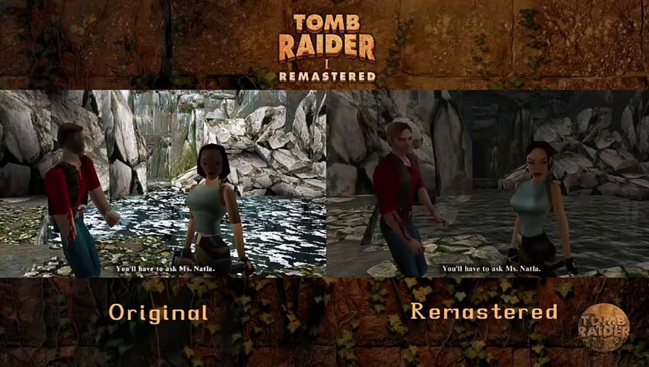 TR Original vs Remastered Cutscene Comparison
