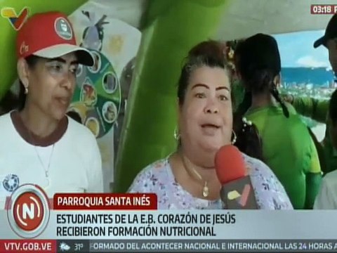 Sucre | Estudiantes de la E.B. Corazón de Jesús son beneficiados con formación nutricional 4S