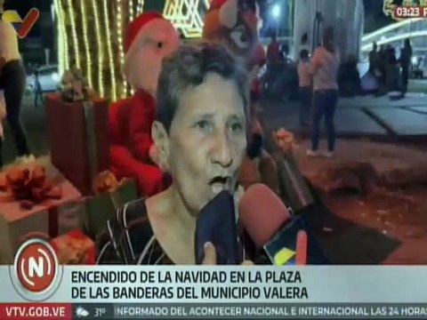 Trujillo | Cuenta regresiva inicia la iluminación navideña en el mcpio. Valera