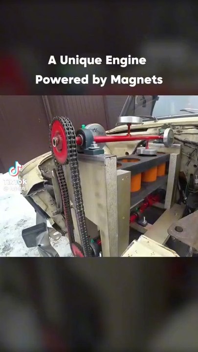 Engine powered by magnets !