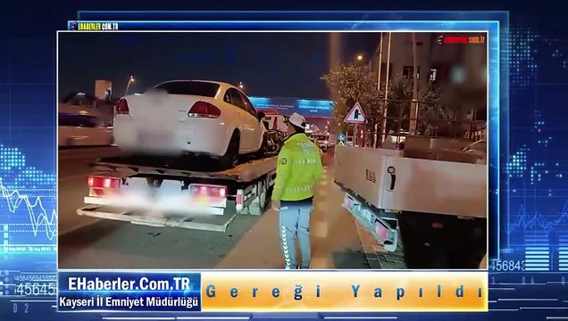 Kayseri İl Emniyet Müdürlüğü: Gereği Yapıldı